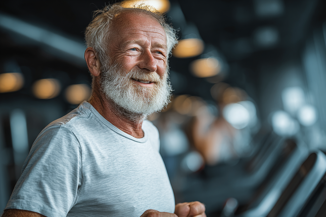 Група людей різного віку займається фітнесом на свіжому повітрі